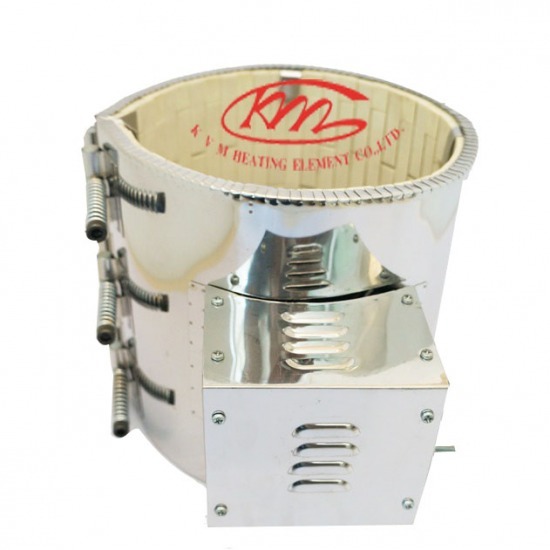โรงงานผลิตฮีตเตอร์ heater เค วี เอ็ม ฮีทติ้ง เอลเลอเม้นท์ - ฮีทเตอร์รัดท่อแบบเซรามิค Ceramic Band Heater